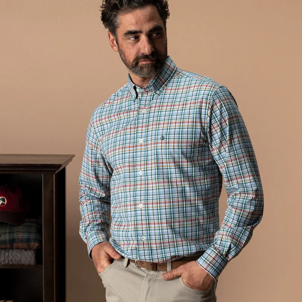 Performance Poplin Sport Shirt - Windblown Sky