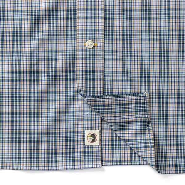 Performance Poplin Sport Shirt - Navy Peony
