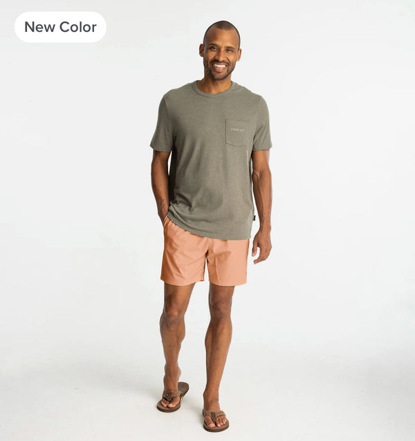 Men’s Breeze Shorts 6”: Rust