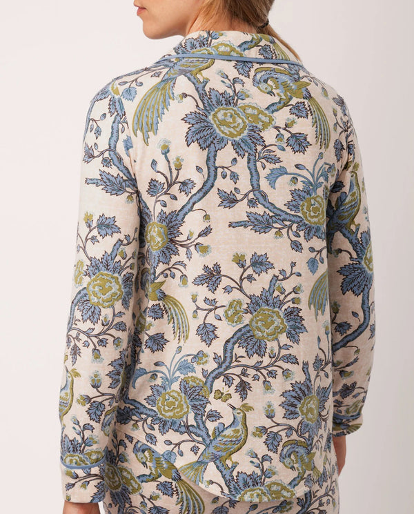 Pajama Top Japonica Bird Green
