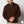 Haines 1/4 Zip Cable Knit Sweater Dark Brown Heather
