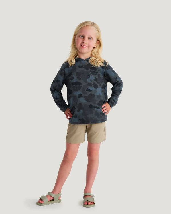 Toddler Bamboo Shade Hoodie - Vintage Camo Black