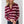 Striped Knit Polo Sweater | Burgundy/Pink