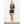 Navy Sleeveless Contrast Trim Dress
