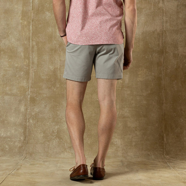 7" Gold School Chino Short - Dove Grey