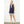 Navy Sleeveless Contrast Trim Dress