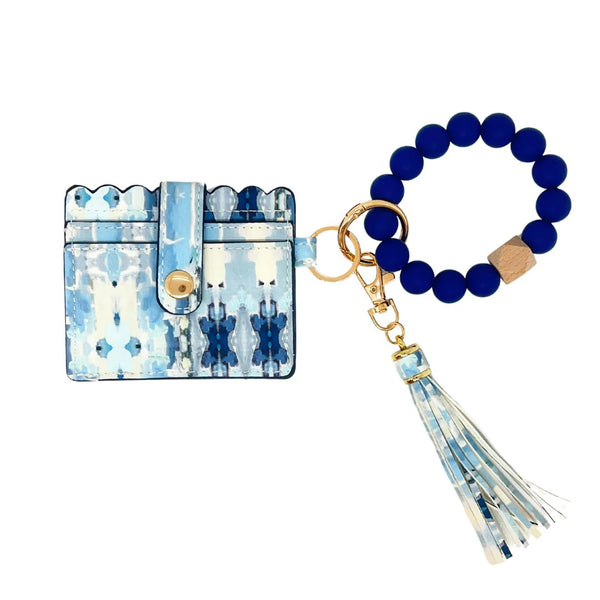Ocean Breeze Keychain Wristlet Wallet