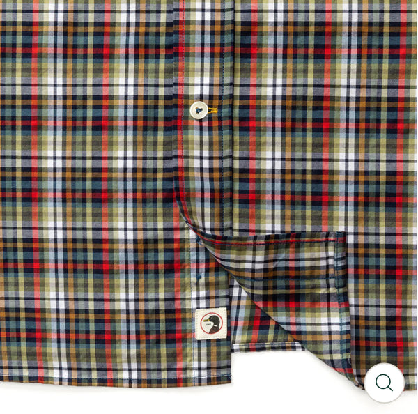 Cotton Twill Sport Shirt
Baley Plaid Maritime Blue