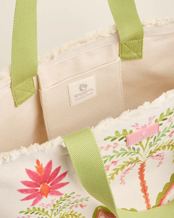 Beach Tote Castillo Floral Palms
