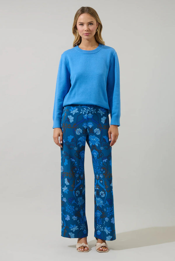 Tiffani Round Neck Knit Sweater