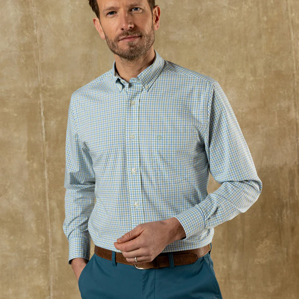 Performance Poplin Sport Shirt - Sage
