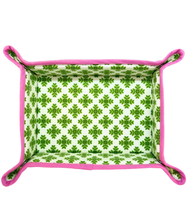 Brushstrokes Green Snap Tray