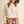Quilted Ivory Cream Knit Mock Neck Sweater
