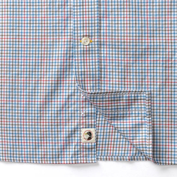 Cotton Twill Sport Shirt - Deep Water