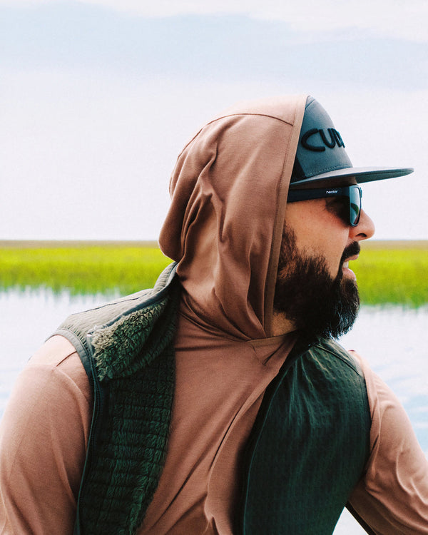 Men's Gridback Fleece Vest - Dark Forest