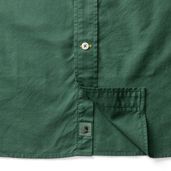 Cotton Oxford Sport Shirt - Hunter Green
