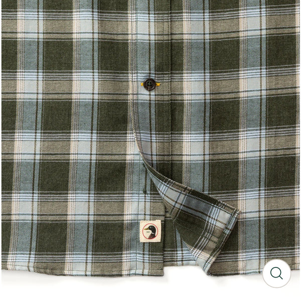 Cotton Flannel Sport Shirt
Hank Plaid Deep Olive Heather