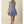 Sarai Gingham Sleeveless Shirt Dress | Teal Blue
