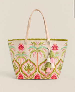 Fiesta Tote Castillo Floral Palms
