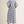 Short Puff Sleeves Denim Boho Floral Midi Dress w Smocked Chest