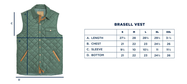 Braswell Vest - Dark Brown