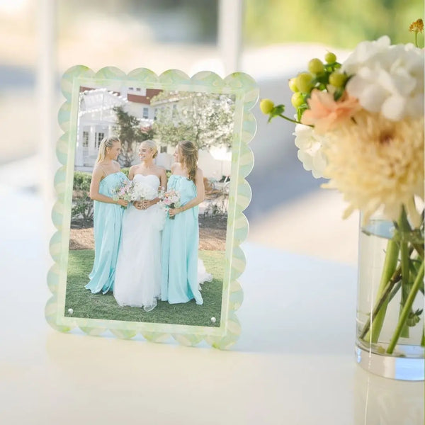 Elephant Falls Scalloped Picture Frame