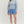 Blue Pleated Skirt w Shorts Underlayer