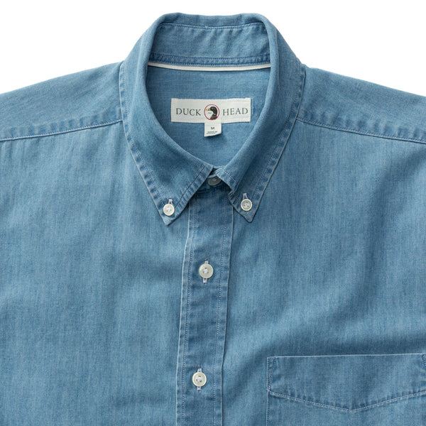 Denim Twill Sport Shirt - Denim