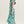 Botanical Green & Blue Print Cap Sleeve Midi Dress