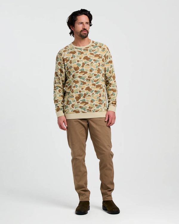 Men's Bamboo Lightweight Fleece Crew - Vintage Crew