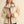 Oat Milk Bubble Hem Houndstooth Coat
