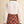 Off White Button Up Top with Scalloped Trim
