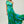 Seamoss Blue Floral Bayou One Shoulder Maxi Dress