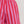 Striped Red & Pink Striped Elastic Waist Shorts w Scallop Hem