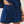 Denim Smocked Waist Side Pockets Shorts