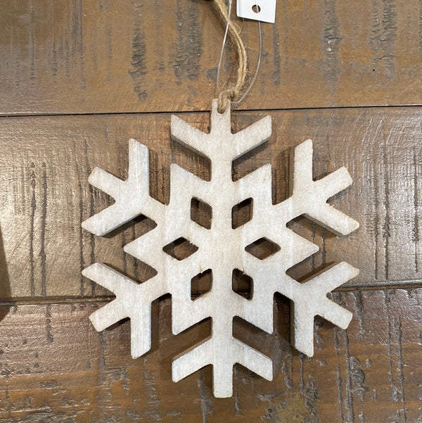 Dendrite Snokeflake Ornament Natural