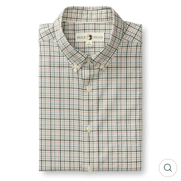 Cotton Twill Sport Shirt
Cooper Plaid - Emerald Green