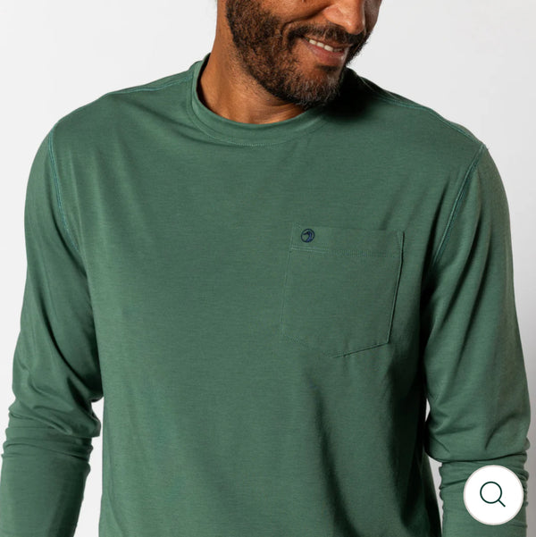Duck Green Windward Long Sleeve Performance T-Shirt