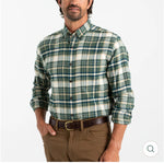 Cotton Flannel Sport Shirt
Stoker Plaid: Pine Green Heather