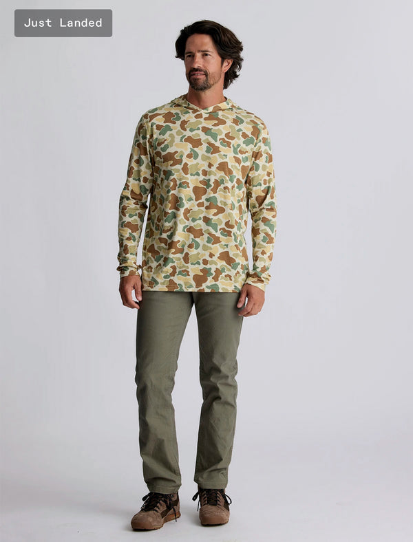 Men's Bamboo Shade Hoodie: Vintage Camo