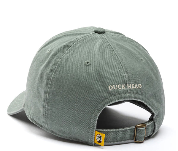 Embroidered Duck Twill Hat - Shadow Green