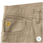 Pinpoint Canvas Five-Pocket - Khaki