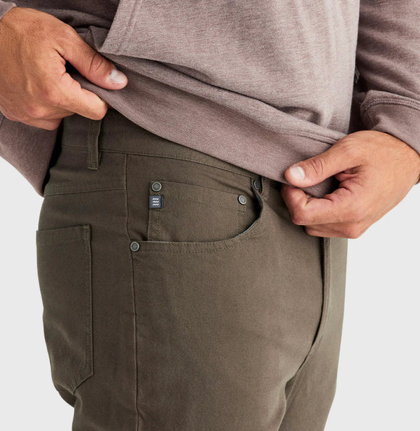 Men's Stretch Canvas 5 Pocket Pant - Tobacco