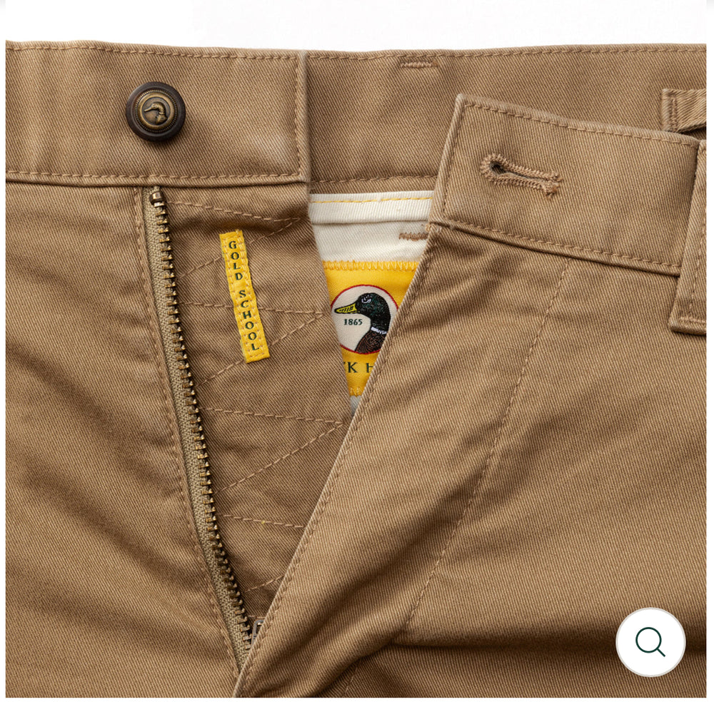 Classic Fit Gold School Chino: Toasted Khaki