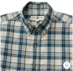 Cotton/Wool Twill Sport Shirt
Holling Plaid: Mirror Lake Blue