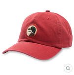 Circle Patch Twill Hat - Brock Red