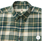 Cotton Flannel Sport Shirt
Stoker Plaid: Pine Green Heather