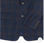 Brennan Plaid Sport Coat : Navy