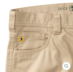 Twill Five-Pocket Briar Pant- Safari