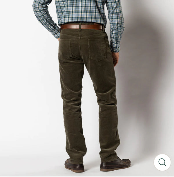 Holston Corduroy Five-Pocket - Olive